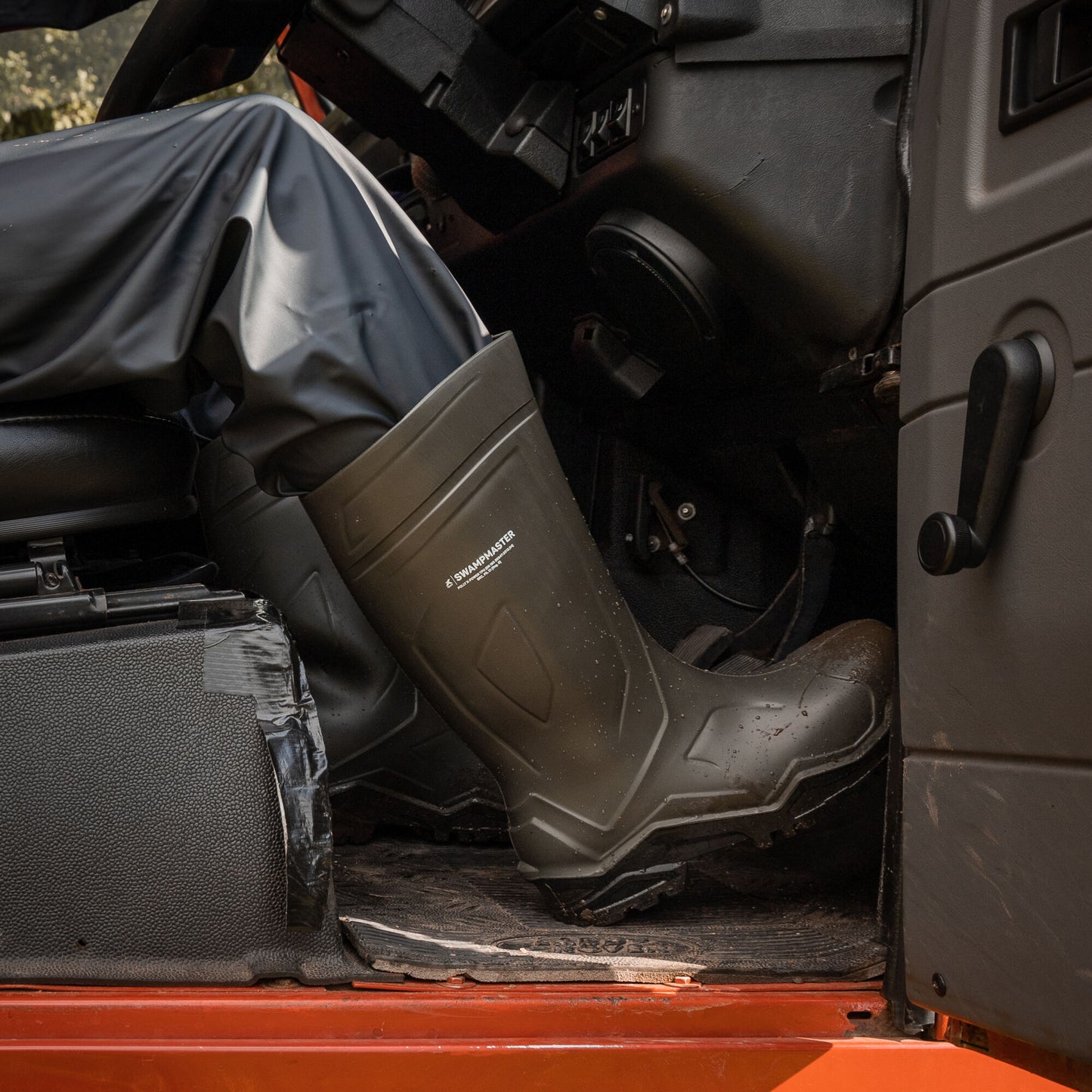 Swampmaster Pro Defender Safety Wellington Boots Green | Waterproof Safety Wellingtons