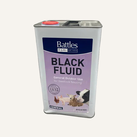 Battles Black Fluid 4.5L | Traditional Farm, Stable & Kennel Disinfectant