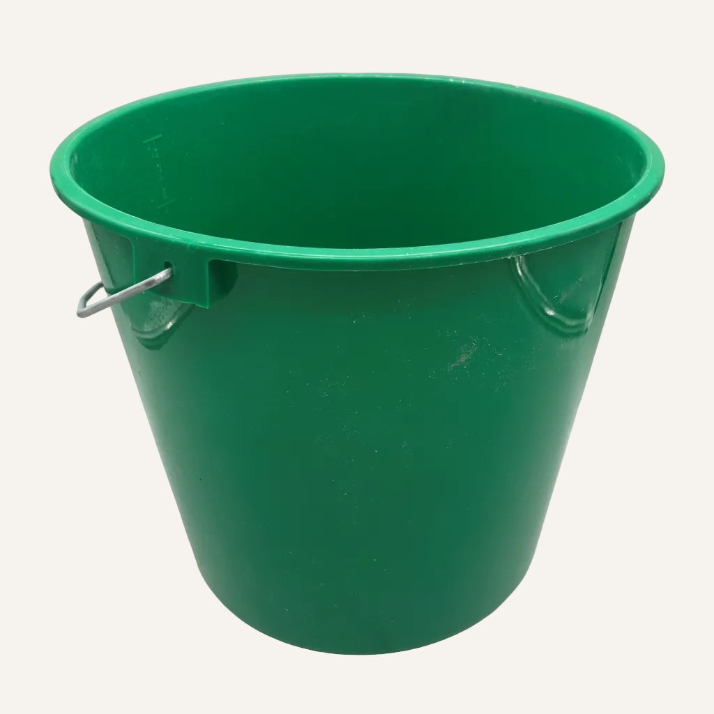 1¼ Gallon Green Tuf Bucket | Heavy Duty Feed & Water Bucket