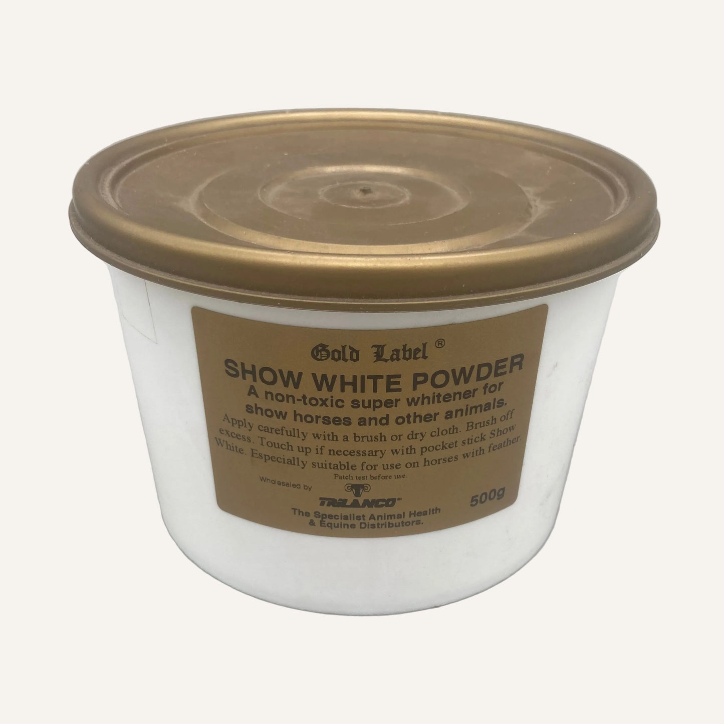 Gold Label Show White Powder | Livestock & Horse Coat Whitening Powder