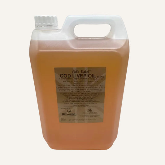 Gold Label Cod Liver Oil | Nutritional Supplement for Horses, Livestock & Dogs