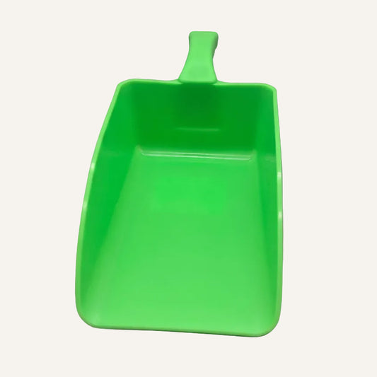 Small Lime Green Feed Scoop | Durable Livestock Feed Scoop
