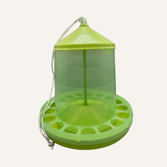 Gaun Poultry Feeder Eco Green 8kg | Hanging Chicken Feeder