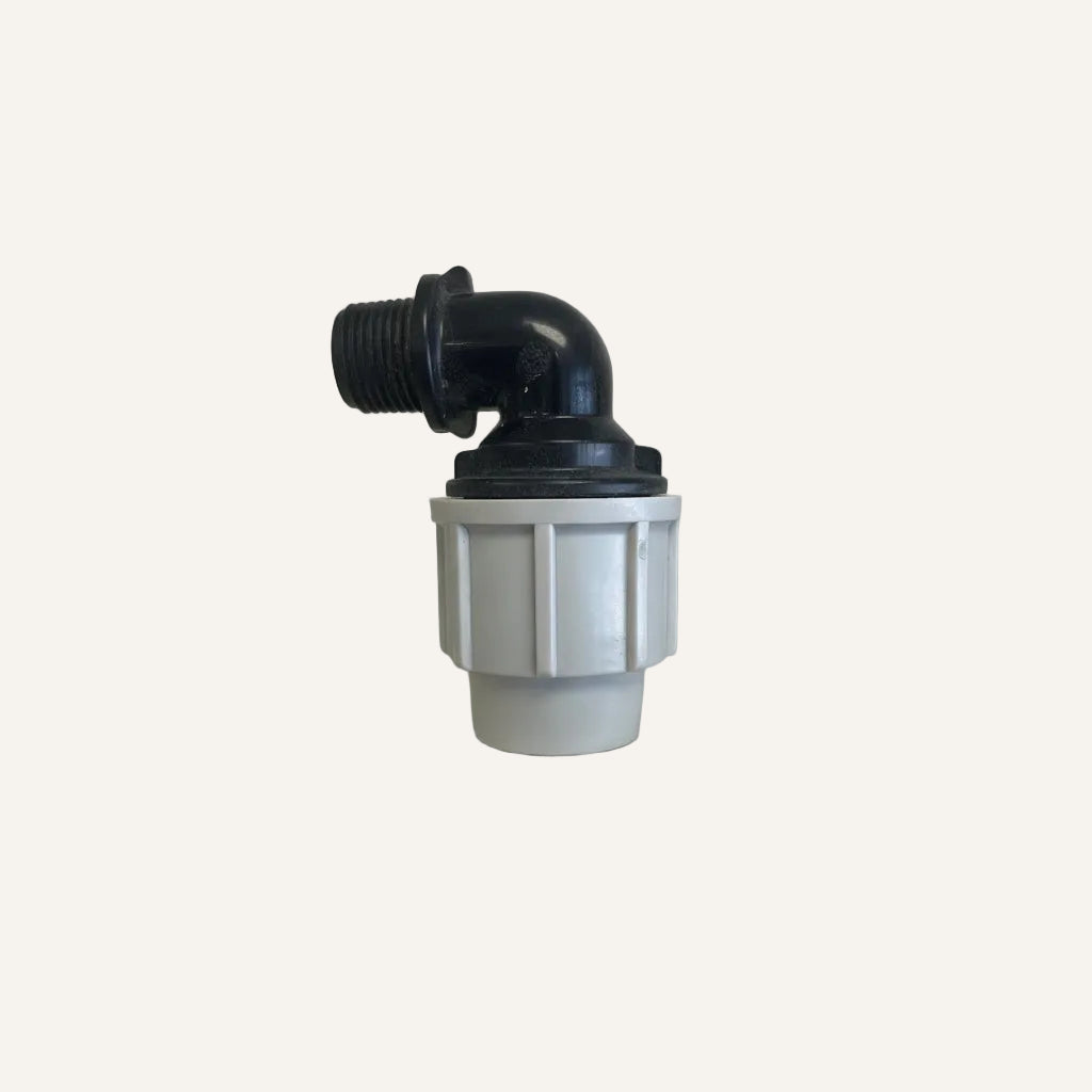 Plasson Male MDPE Pipe Elbow | Compression Male Thread Elbow Fitting