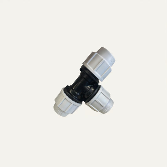 Plasson MDPE Pipe Tee | Compression Water Pipe Tee Fitting