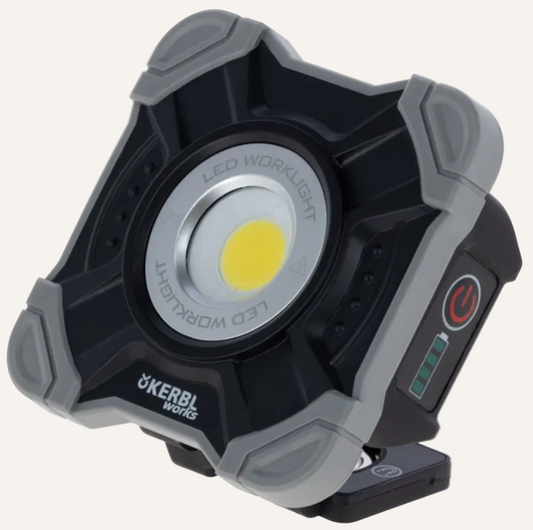 Kerbl WorkFire 2200 Rechargeable LED Spotlight 345627 | 2200lm