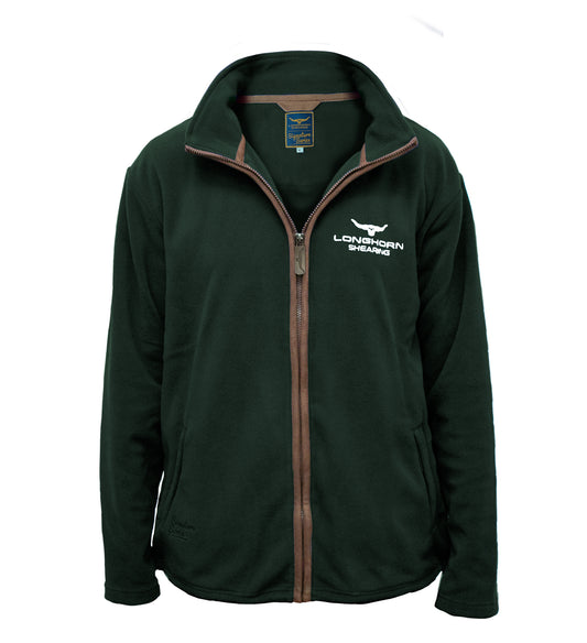 Longhorn Shearing Highland Fleece Dark Green | Country Fleece Jacket