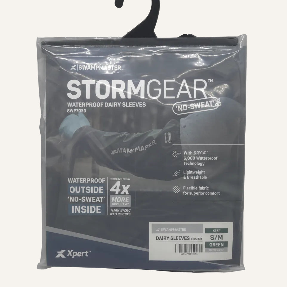 Swampmaster No-Sweat Stormgear Waterproof Dairy Sleeves | Waterproof Milking Arm Protectors