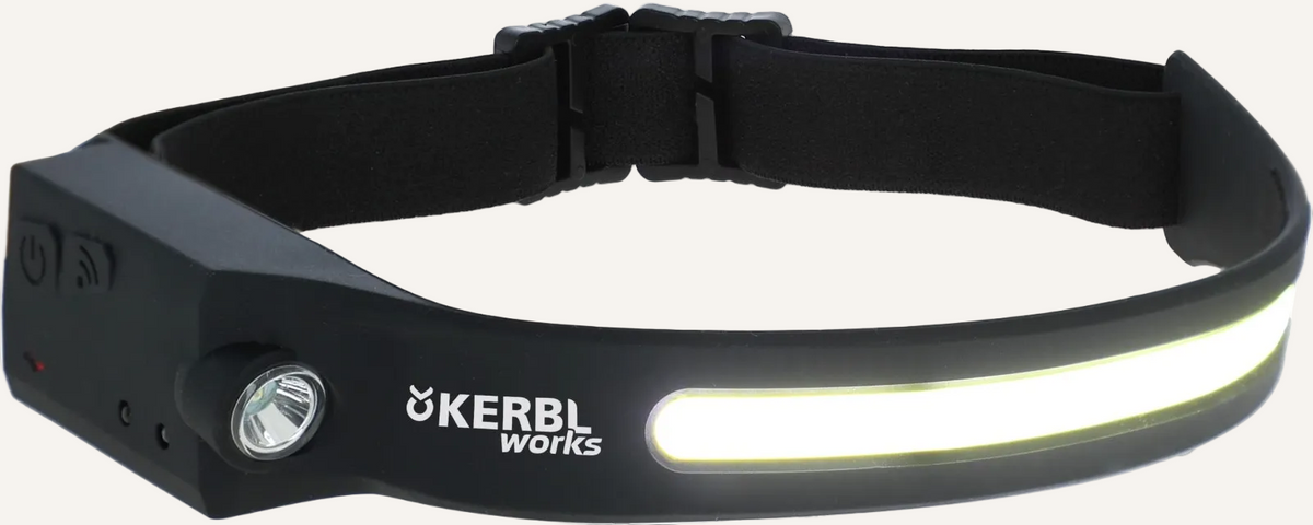 Kerbl HeadFire 280 Rechargeable LED Headlamp 345629 | Sensor