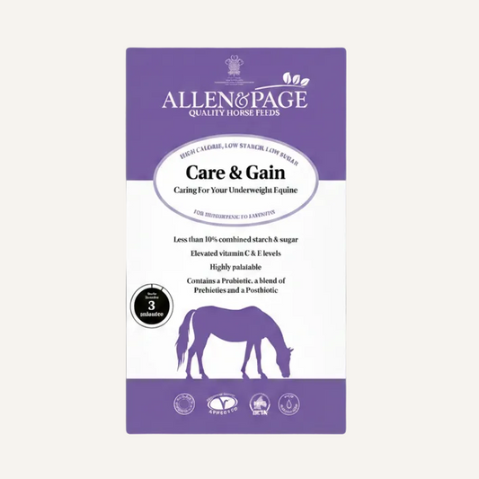 Allen & Page Care & Gain 20kg | High Calorie Low Starch Horse Feed