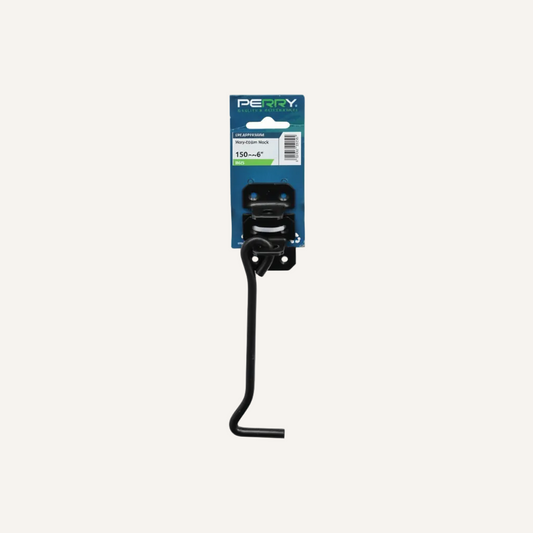 Perry 8" Wire Cabin Hook Black | Door & Gate Hook