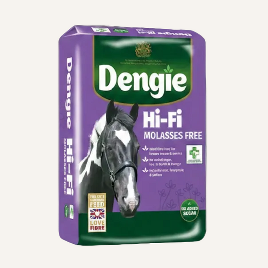 Dengie Hi-Fi Molasses Free 20kg | Low Sugar High Fibre Horse Feed