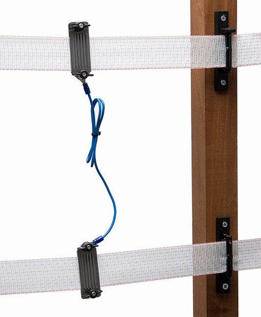 Hotline 47C73-2 Double Tape Clamp Connectors | Electric Fence Tape Connector