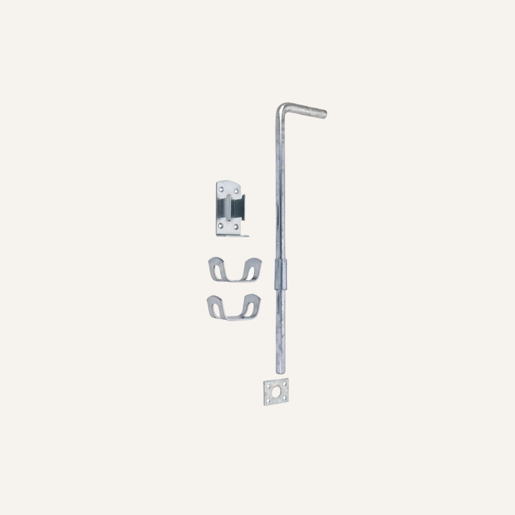 Perry 12" Galvanised Garage Door Bolt | Heavy Duty Door Bolt