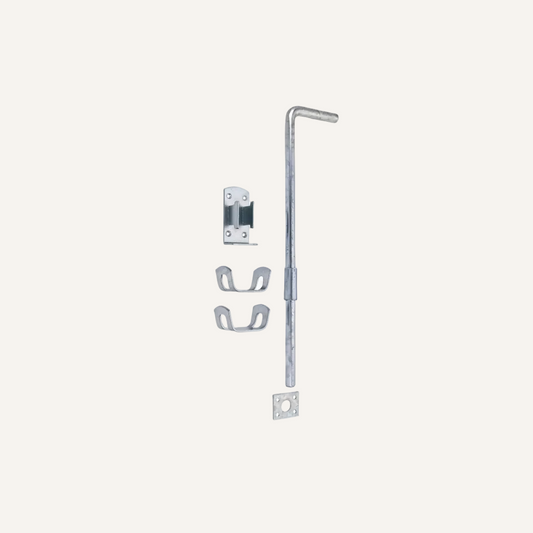 Perry 12" Galvanised Garage Door Bolt | Heavy Duty Door Bolt