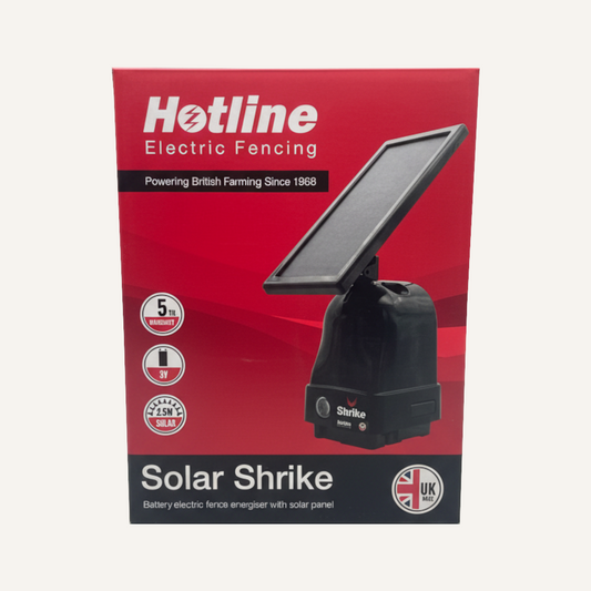 Hotline Solar Shrike Energiser 47HLB100S | Solar Assisted Electric Fence Energiser