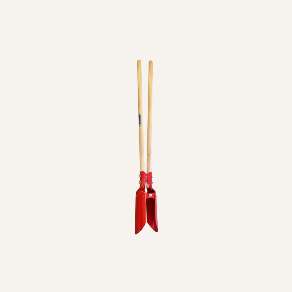 Tarka Post Hole Digger with Long Wooden Handles | Fencing Tool