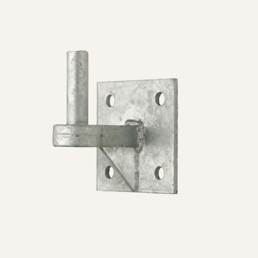 Perry Galvanised 19mm Gate Hook on 4" x 4" Plate