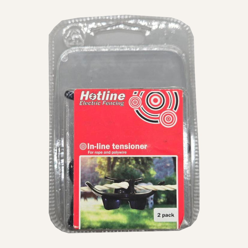 Hotline 47T20 In-Line Tensioner for Rope & Polywire (Pack of 2) | Electric Fencing