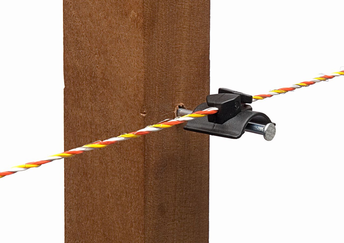 Hotline Nail-On Saddle Insulators 50 Pack | Electric Fencing for Wooden Posts