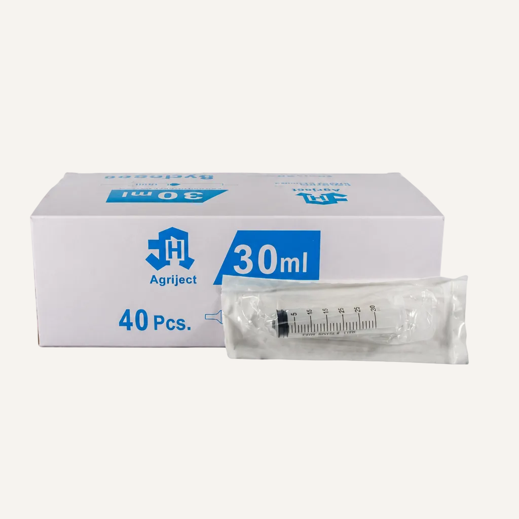 Agriject Disposable Syringes Box | 2ml, 5ml, 10ml, 20ml, 30ml & 50ml