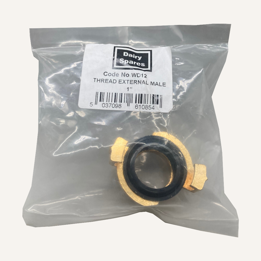 1" External Male Thread Connector | Brass Male Thread Fitting