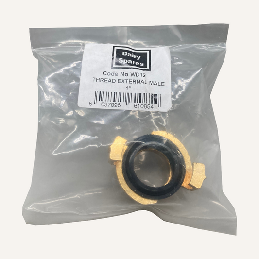 1" External Male Thread Connector | Brass Male Thread Fitting